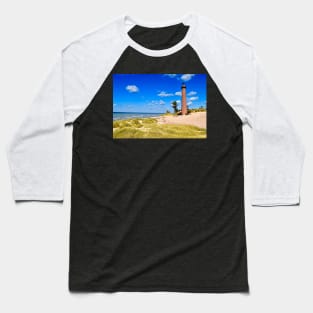 Petite Pointe Au Sable Lighthouse Baseball T-Shirt